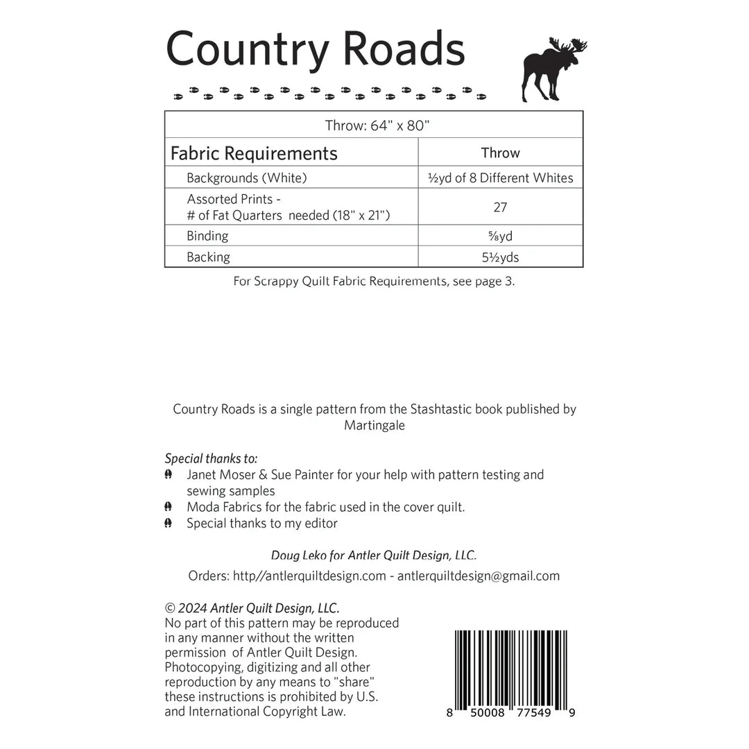 Country Roads - Quilt Pattern