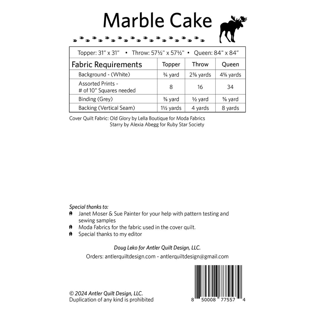 Marble Cake - Quilt Pattern
