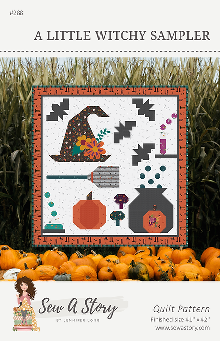 A Little Witchy Sampler - Quilt Pattern