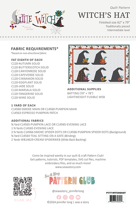 Witch's Hat Quilt Pattern