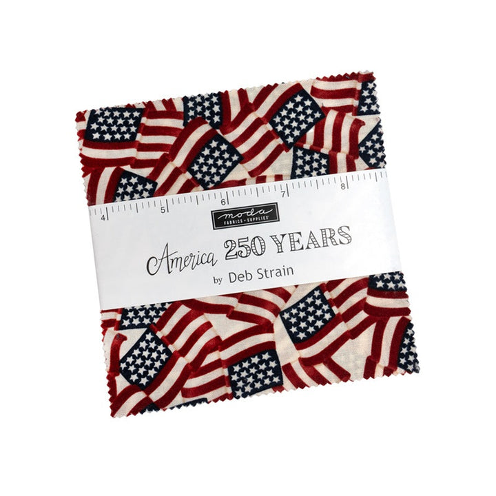 Moda Charm Pack - America 250 Years - 42 5" squares