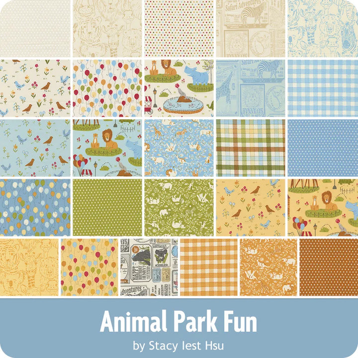 Moda Charm Pack - Animal Park - 42 5" squares