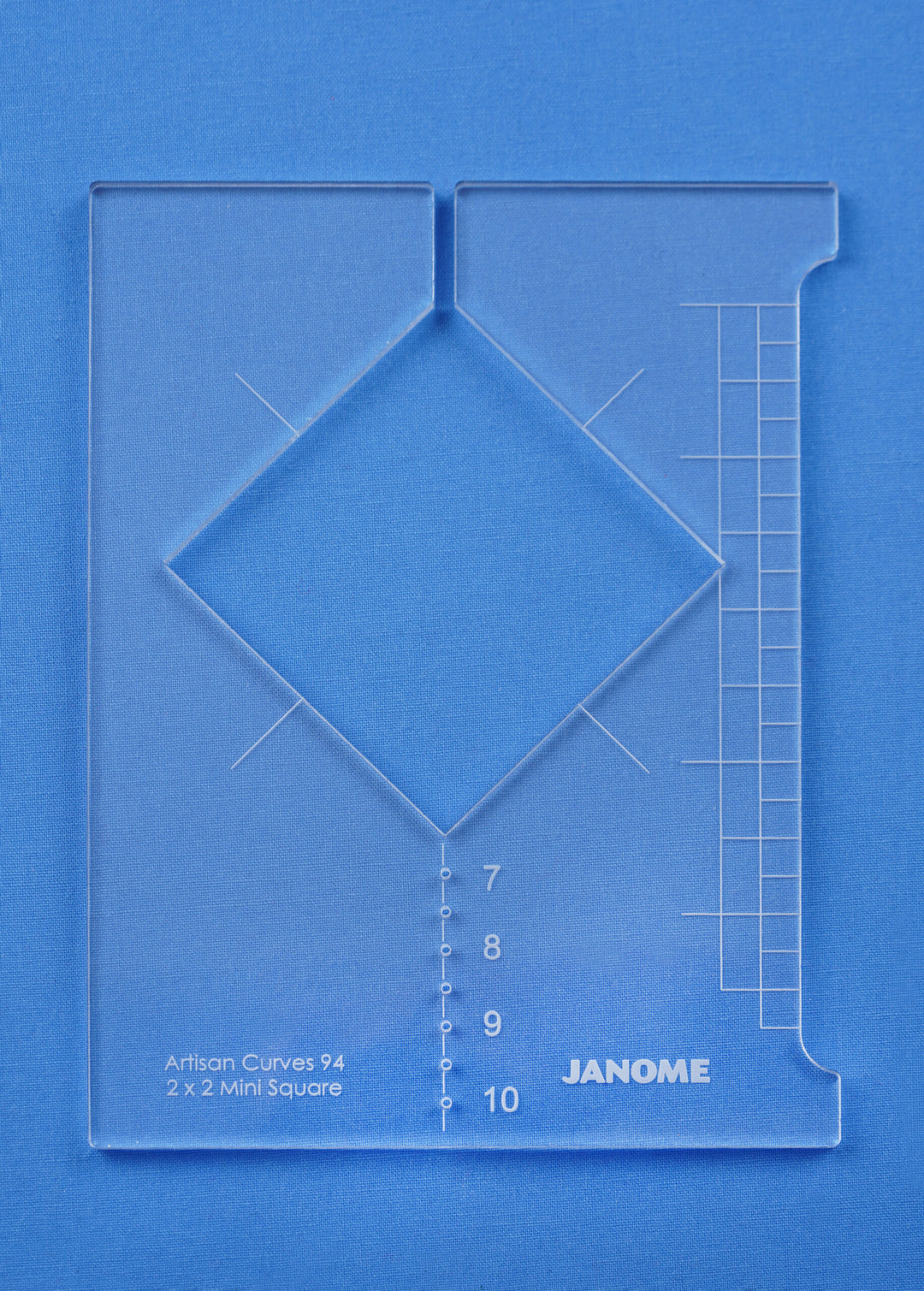 Janome Edge to Edge Template Set - Set of 4, high shank