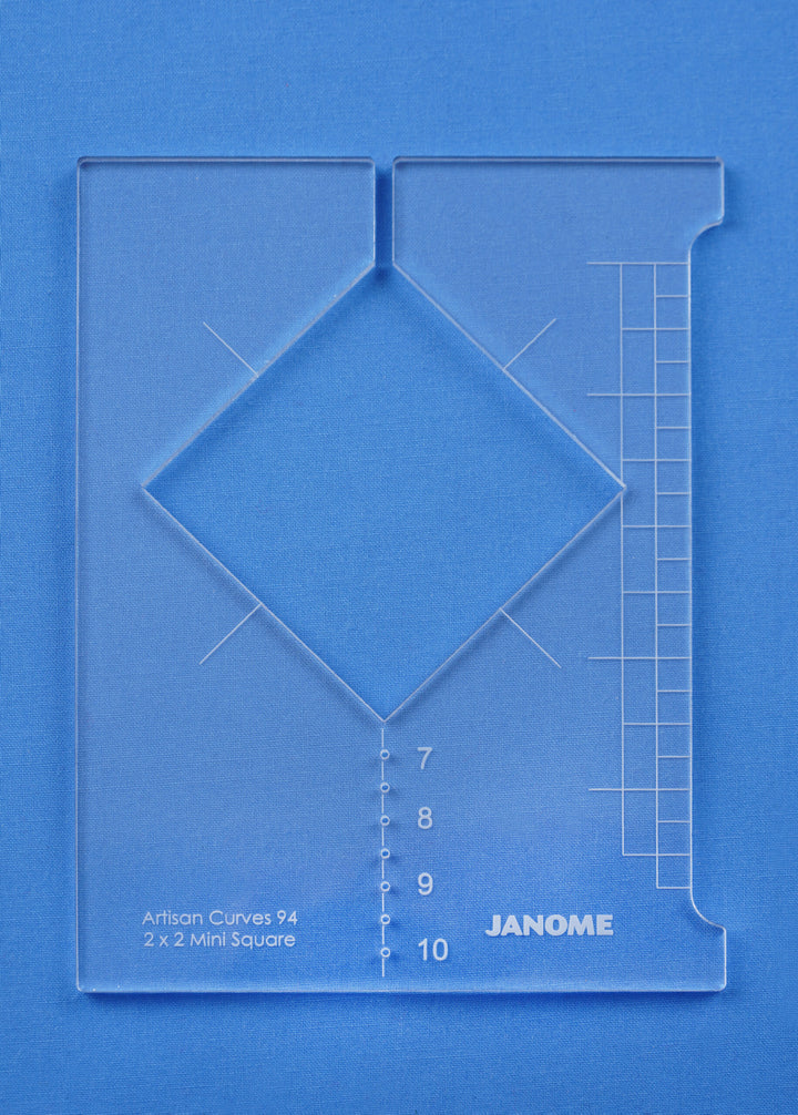 Janome Edge to Edge Template Set - Set of 4, high shank
