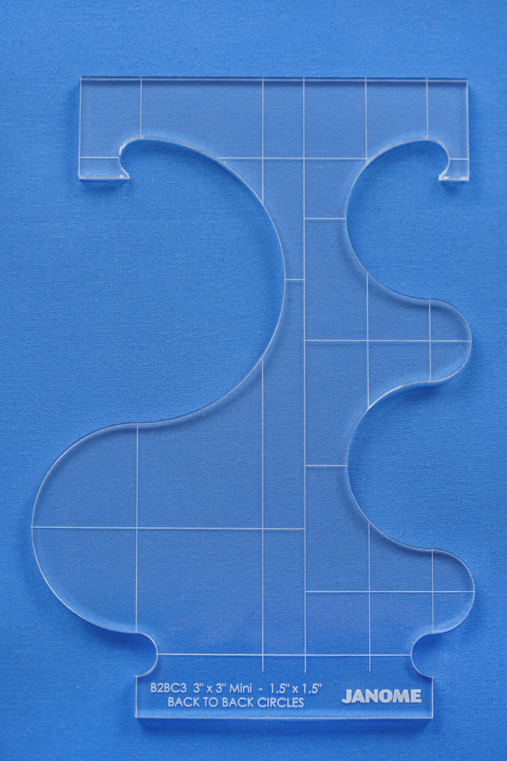 Janome Edge to Edge Template Set - Set of 4, high shank