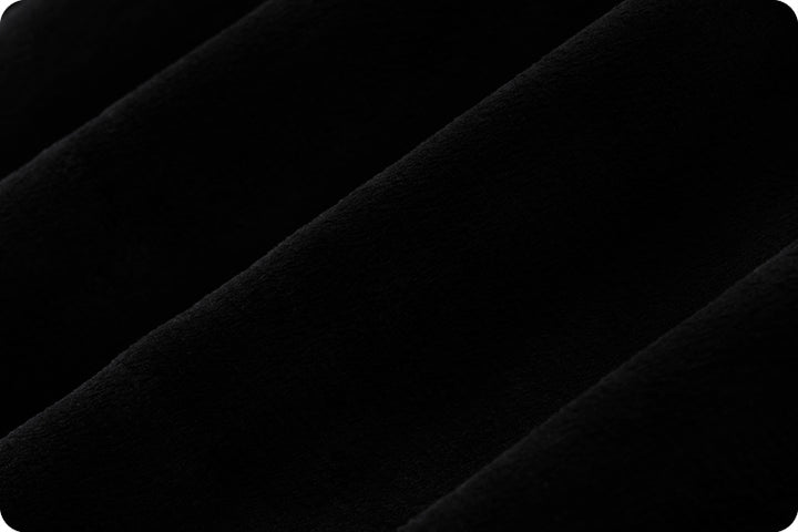 Classic Solid Cuddle - C390, Black - Extra Wide 90"
