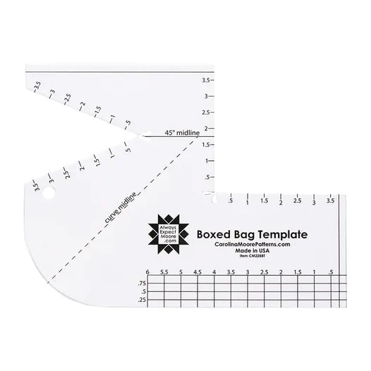 Boxed Bag Template
