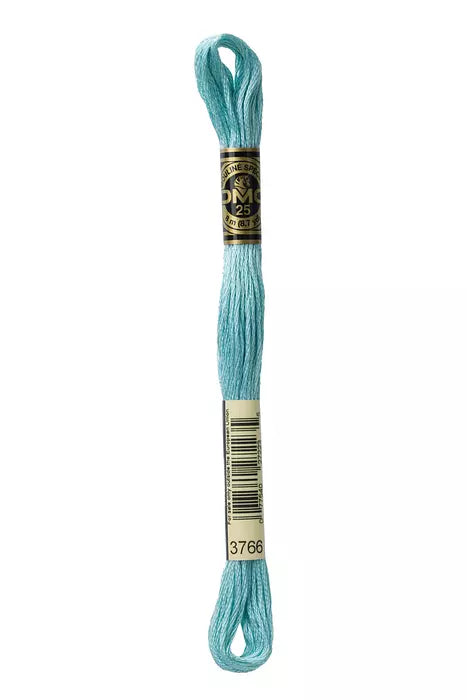 DMC 6 Strand Embroidery Floss - 3766 Blue Green