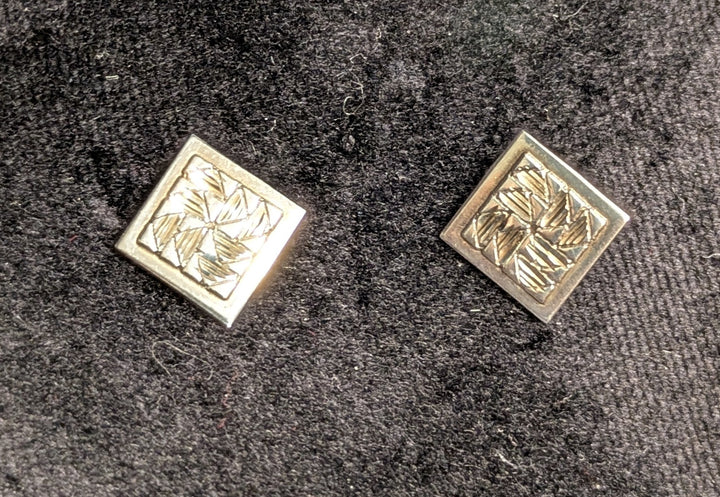 Dutchman's Puzzle Earrings - Silver