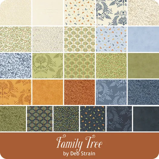 Moda Charm Pack - Family Tree- 42 5" squares