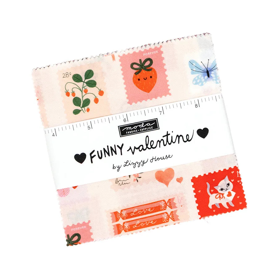 Moda Charm Pack - Funny Valentine - 42 5" squares
