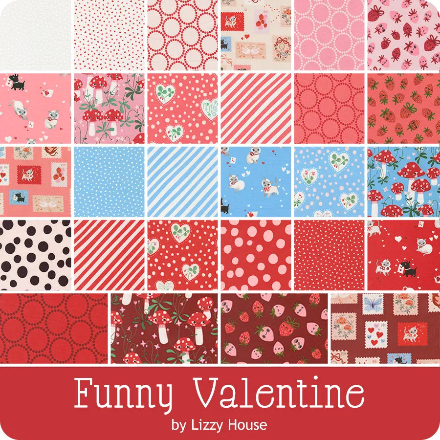 Moda Charm Pack - Funny Valentine - 42 5" squares