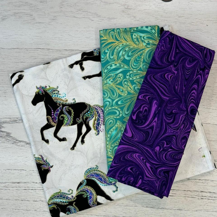 3 Yard Fabric Bundle -  Horsen Around