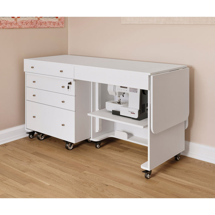 Kangaroo & Joey Sewing Cabinet Set - Electric Lift