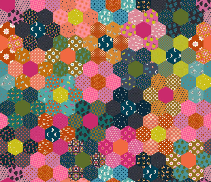 Wide Back - Catnap 108" - Hexagon, Mermaid - RS4138 11