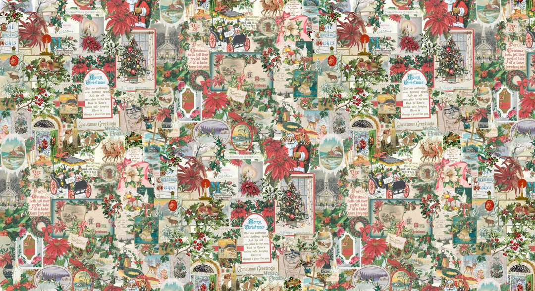 Candlelight Christmas - Christmas Collage, Multi - 44374 11