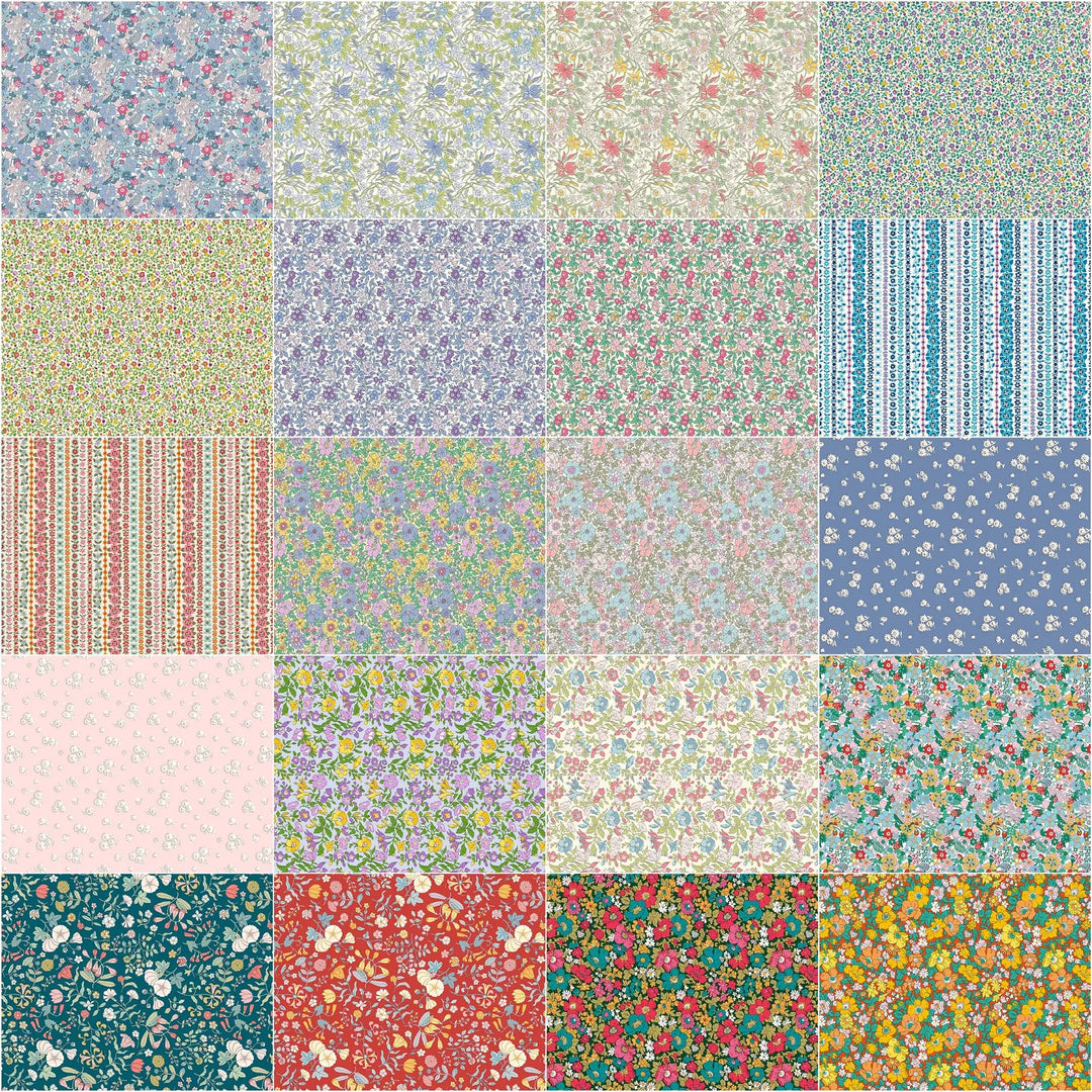 Liberty Fabrics Charm Pack - Everlasting - 42 5" squares