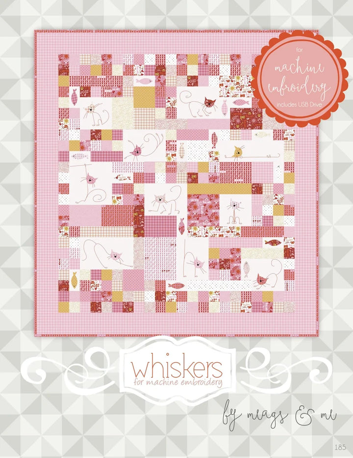 Whiskers - Machine Embroidery Pattern