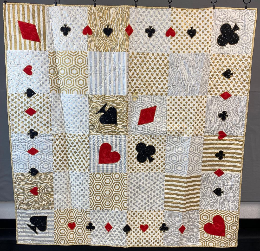 Finished Quilt - Poker Run