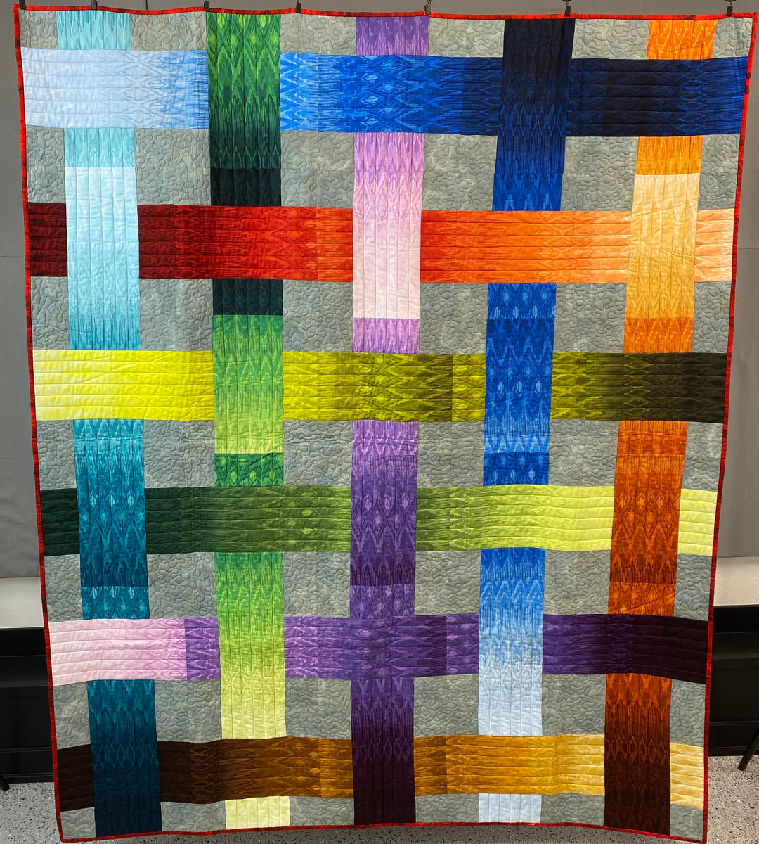 Finished Quilt - Ombre Weave