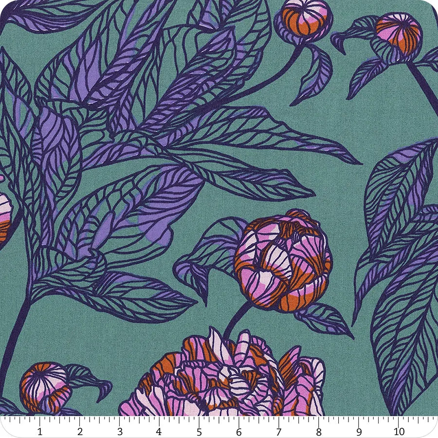 Wide Back - Indelible 108" - Peony, Jade - BAMT1003-78
