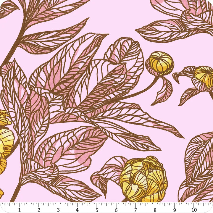 Wide Back - Indelible 108" - Peony, Sunshine - BAMT1003-84