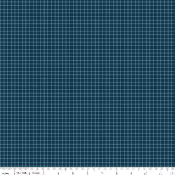 Plaid-Venture Club - Explorer, Navy - C17048