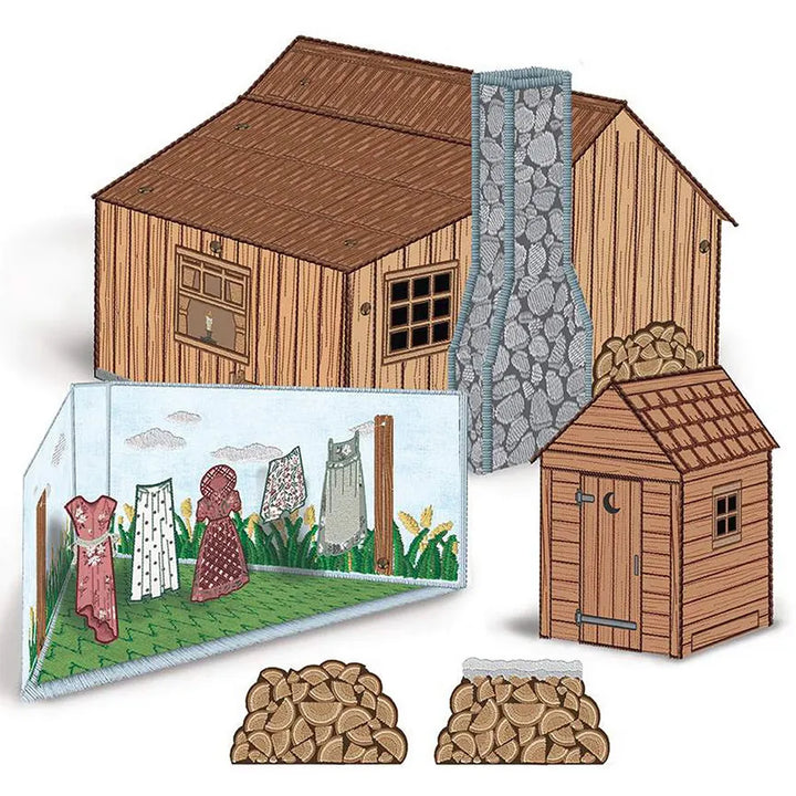 Homestead: Vol. 2 - Prairie House & Accessories - Machine Embroidery