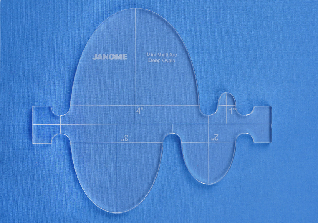 Janome Edge to Edge Template Set - Set of 4, high shank