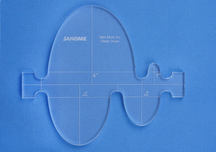 Janome Edge to Edge Template Set - Set of 4, high shank