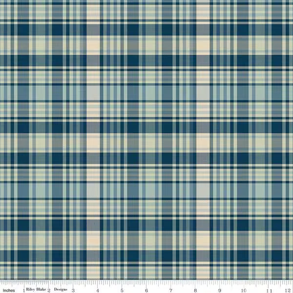 Plaid-Venture Club - Fisher, Blue - C17045