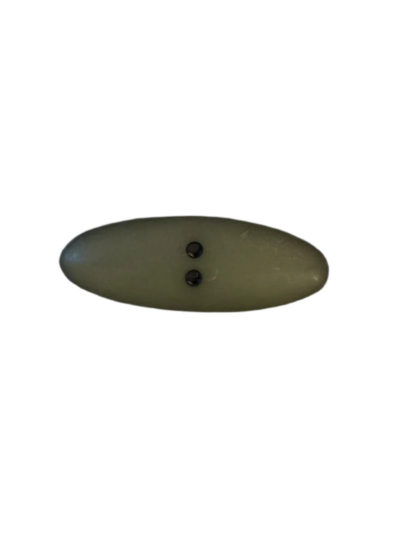 Dill Button 90mm Toggle - Dark Green