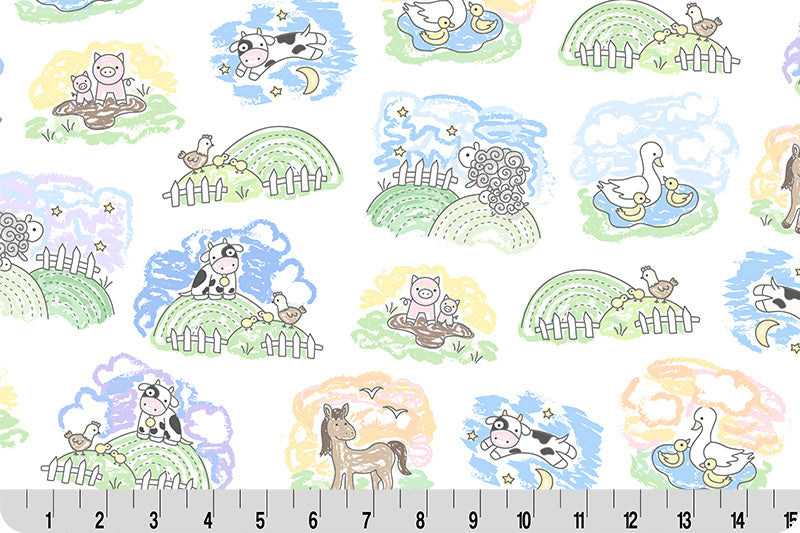 Quilting Cuddle - Goodnight Farm Lil Pastures, Pastel