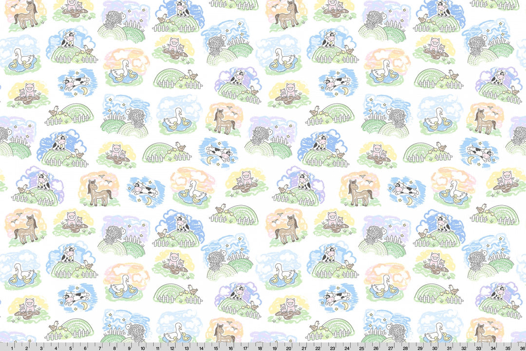 Quilting Cuddle - Goodnight Farm Lil Pastures, Pastel
