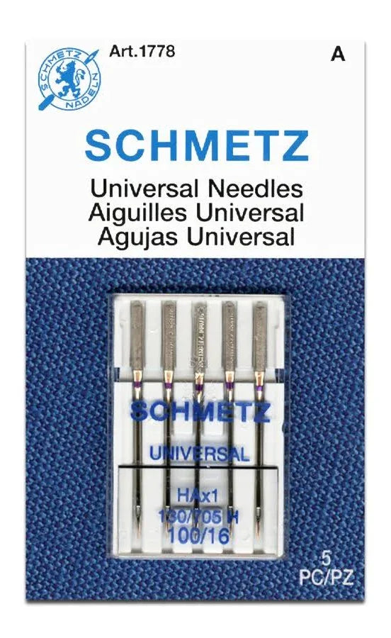 Schmetz Universal Machine Needle - Size 100/16 pack of 5