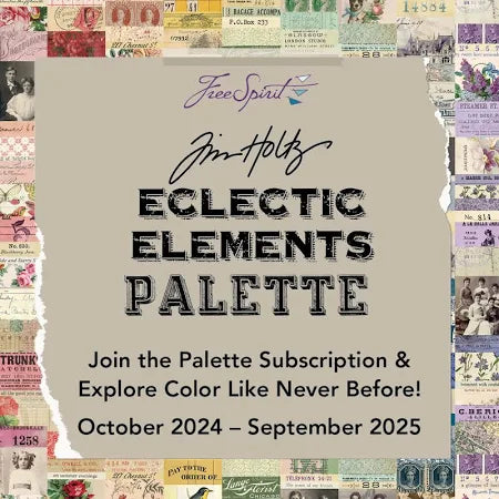 Tim Holtz - Eclectic Elements Palette - 1/2 yard bundle