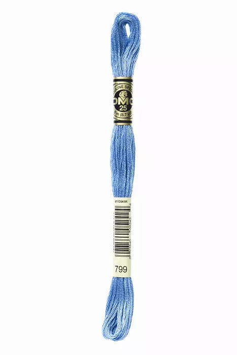 DMC 6 Strand Embroidery Floss - 799 Horizon Blue