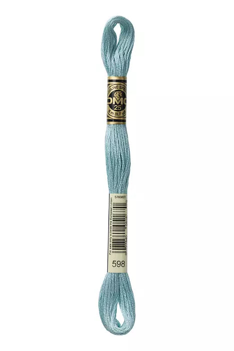 DMC 6 Strand Embroidery Floss - 598 Pale Lagoon