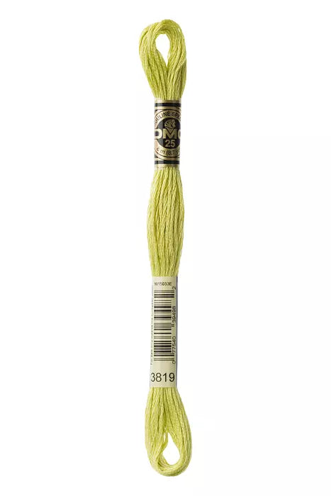 DMC 6 Strand Embroidery Floss - 3819 Aurous Green