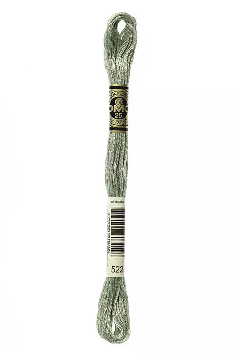 DMC 6 Strand Embroidery Floss - 522 Lattice Green