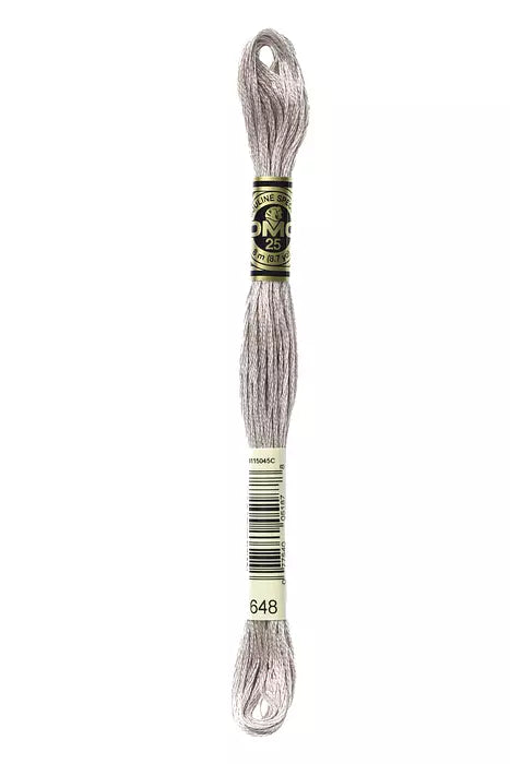 DMC 6 Strand Embroidery Floss - 648 White Pepper