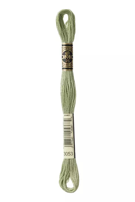 DMC 6 Strand Embroidery Floss - 3053 Avocado