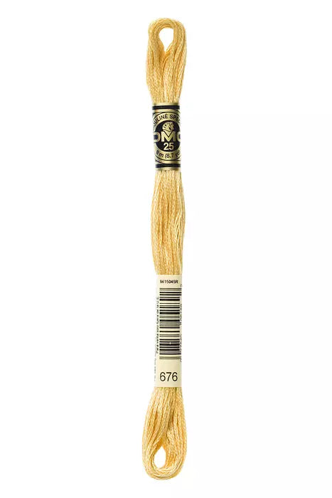 DMC 6 Strand Embroidery Floss - 676 Savannah