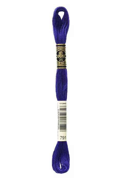 DMC 6 Strand Embroidery Floss - 791 Lapis