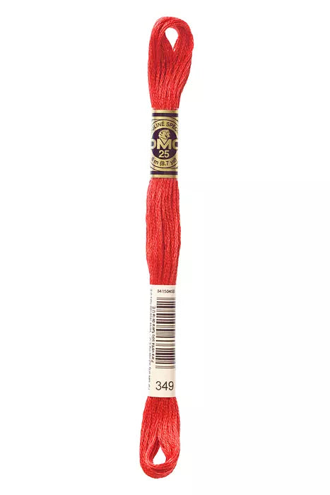 DMC 6 Strand Embroidery Floss - 349 Red Pepper