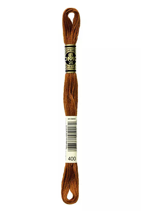 DMC 6 Strand Embroidery Floss - 400 Conker