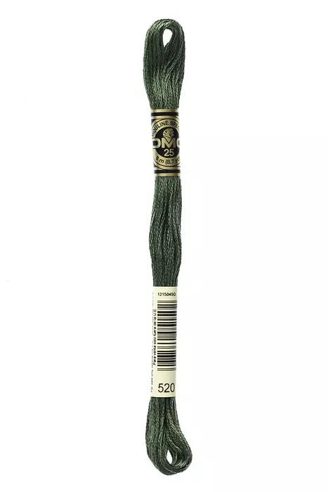 DMC 6 Strand Embroidery Floss - 520 Wild Wood