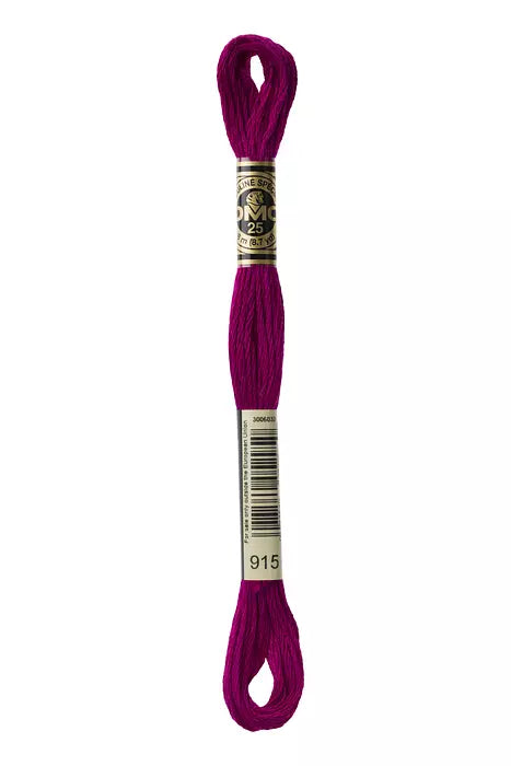 DMC 6 Strand Embroidery Floss - 915 Bougainvillea