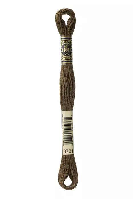 DMC 6 Strand Embroidery Floss - 3781 Wrought Iron
