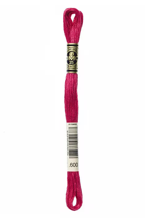 DMC 6 Strand Embroidery Floss - 600 Radish